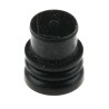 TE Connectivity MCP Male Cavity Plug Plug-In Automotive Connector Seal, Silicone Housing, 8.1mm Depth, Black 100132-1
