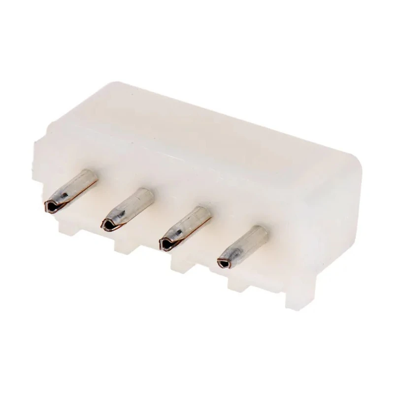 TE Connectivity Commercial MATE-N-LOK Series Straight Through Hole PCB Header 4 Contact 5.08 mm Pitch 1 Row 350424-1