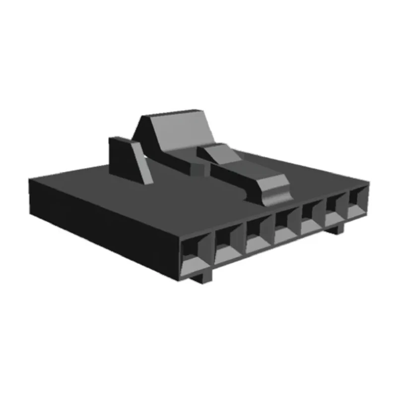 TE Connectivity AMPMODU MTE Female Connector Housing 2.54 mm Pitch 7 Way 1 Row Straight 104257-6