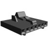 TE Connectivity AMPMODU MTE Female Connector Housing 2.54 mm Pitch 7 Way 1 Row Straight 104257-6