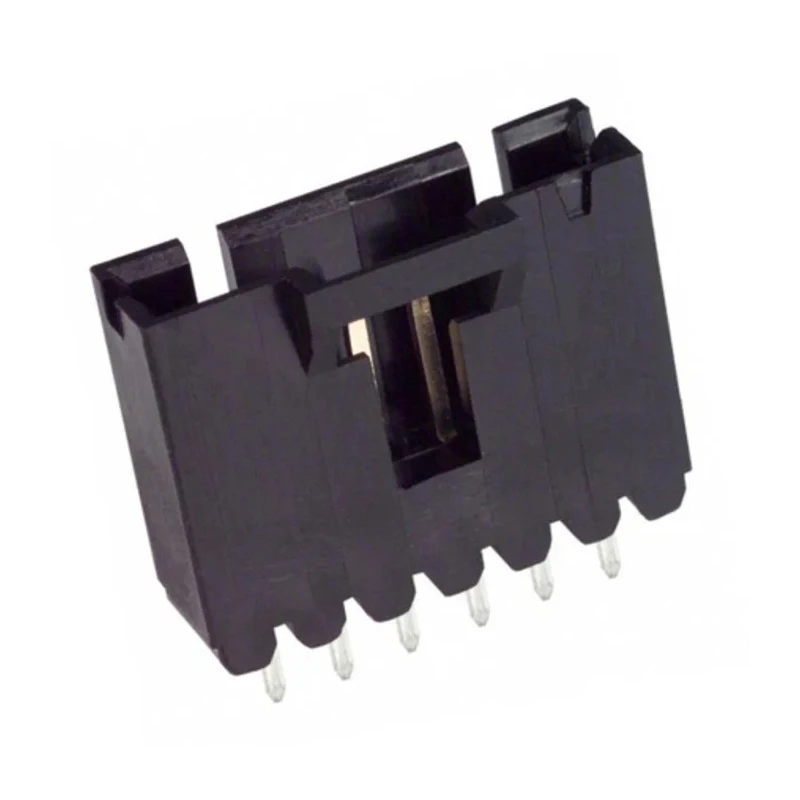 TE Connectivity AMPMODU MTE Series Straight Through Hole PCB Header 6 Contact 2.54 mm Pitch 1 Row Shrouded 5-104363-5