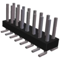 TE Connectivity AMPMODU MOD II Series Straight Surface Pin Header, 16 Contacts, 2.54 mm Pitch, 2 Row, Unshrouded 5-146130-7