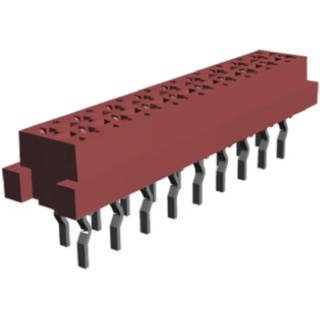 TE Connectivity Micro-MaTch Series Straight Through Hole PCB Socket, 18-Contact, 2 Row, 1.27 mm Pitch, 230V 1-215079-8