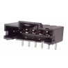 TE Connectivity AMPMODU MTE Series Right Angle Through Hole PCB Header, 6 Contacts, 2.54 mm Pitch, 1 Row, Shrouded 5-103635-5