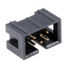 TE Connectivity AMP-LATCH Series Straight Through Hole PCB Header 6 Contact 2.54 mm Pitch 2 Row Shrouded 1761681-1