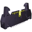 TE Connectivity AMP-LATCH Series Straight Through Hole PCB Header, 10 Contacts, 2.54 mm Pitch, 2 Row, Shrouded 5499910-1