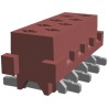 TE Connectivity Micro-MaTch Series Straight Surface PCB Socket 8-Contact 2 Row 2.54 mm Pitch Solder 188275-8