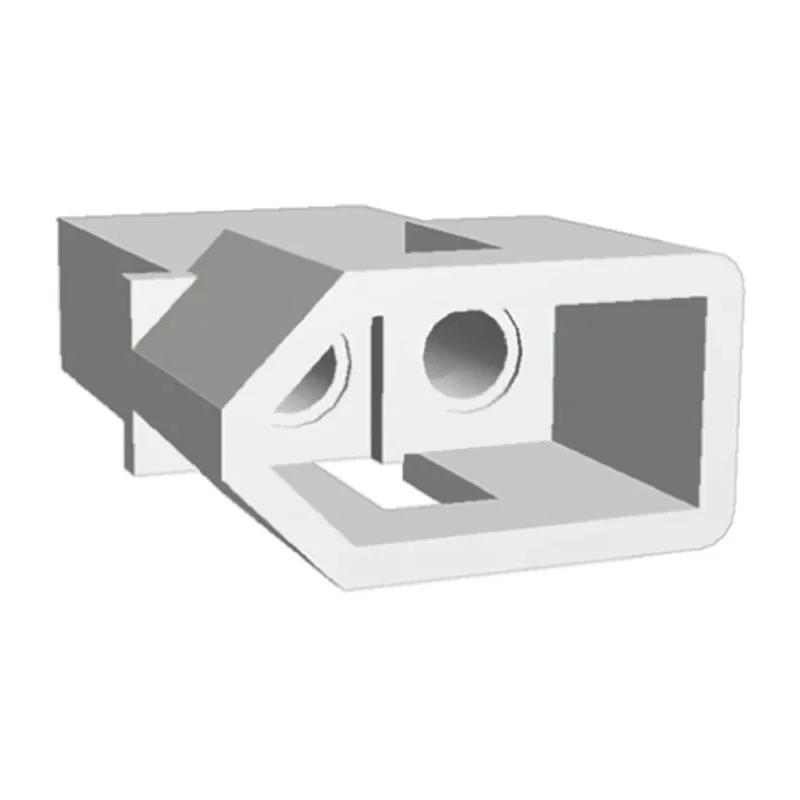TE Connectivity .093 Commercial Male Connector Housing 2 Way 1 Row Straight 6.3 mm Pitch 770069-1