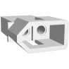 TE Connectivity .093 Commercial Male Connector Housing 2 Way 1 Row Straight 6.3 mm Pitch 770069-1