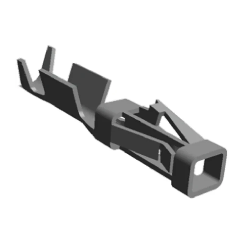 TE Connectivity AMPMODU Short Point Series Female Crimp Terminal 3A Current 26-22 AWG Tin Plating 11.94mm Length 1-104480-4