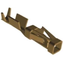 TE Connectivity AMPMODU Short Point Series Female Crimp Terminal 3A Current 24-20 AWG 11.68mm Length Gold Plated 1-104479-3