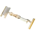 TE Connectivity AMPMODU Short Point Series Female Crimp Terminal 3A Gold Plated Copper Alloy 26-22 AWG 11.68mm 1-104480-2