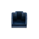 HellermannTyton Connectivity Dust Cap for RJ45 Connectors, Rubber Port Dust Cover, Black DCMJST