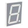 Kingbright 1 7 Segment LED Display Anode Red 250mcd Right Side 101 mm SA40-19SURKWA