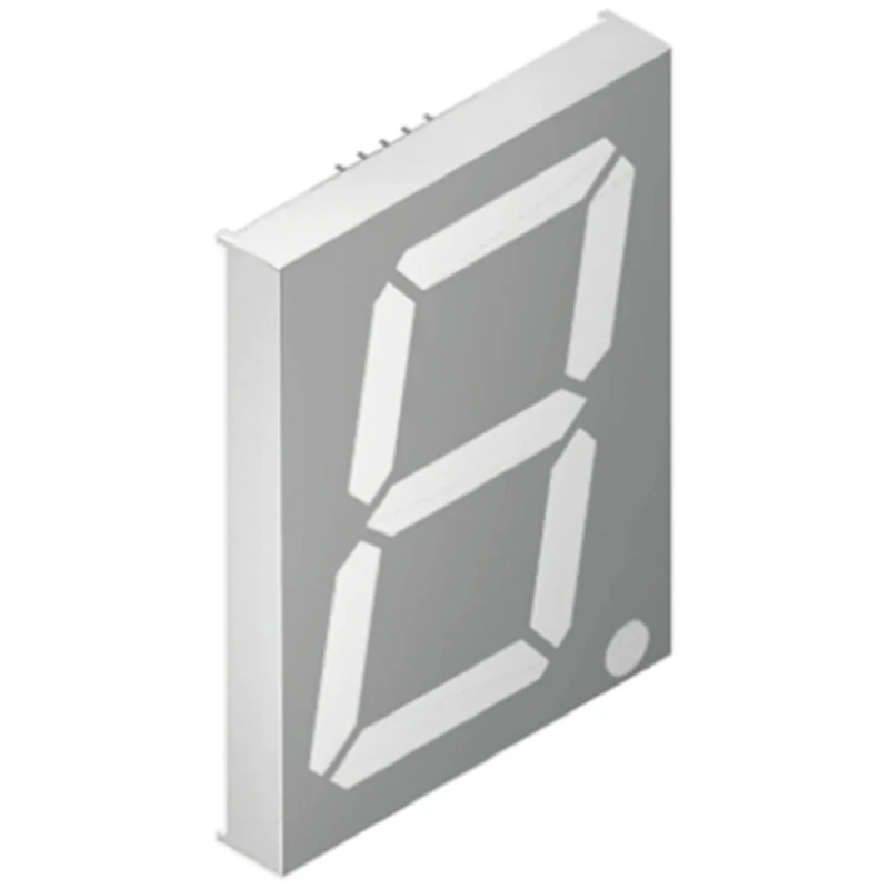 Kingbright 1 7 Segment LED Display Anode Red 250mcd Right Side 101 mm SA40-19SURKWA