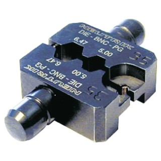 Neutrik HX-BNC Insulated Black Hex Crimp Die Set Size 4.53 to 5.41 mm² DIE-BNC-JD