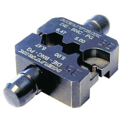 Neutrik HX-BNC Insulated Black Hex Crimp Die Set Size 4.53 to 5.41 mm² DIE-BNC-JD