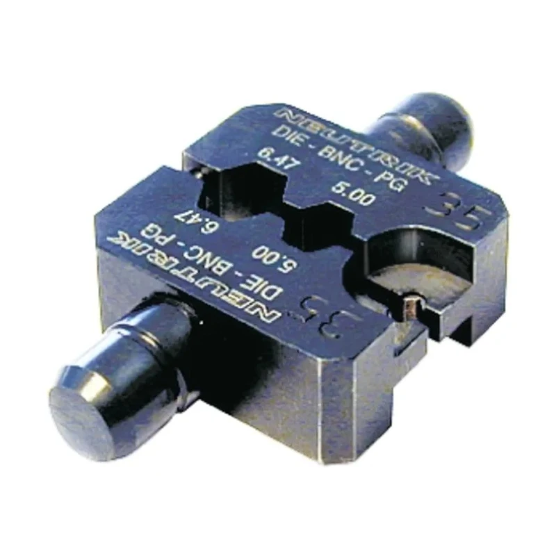 Neutrik HX-BNC Insulated Black Hex Crimp Die Set Size 4.53 to 5.41 mm² DIE-BNC-JD