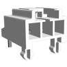 TE Connectivity AMP Universal Power Series Right Angle Through Hole PCB Header, 2 Contacts, 3.96 mm Pitch, 1 Row 178495-1