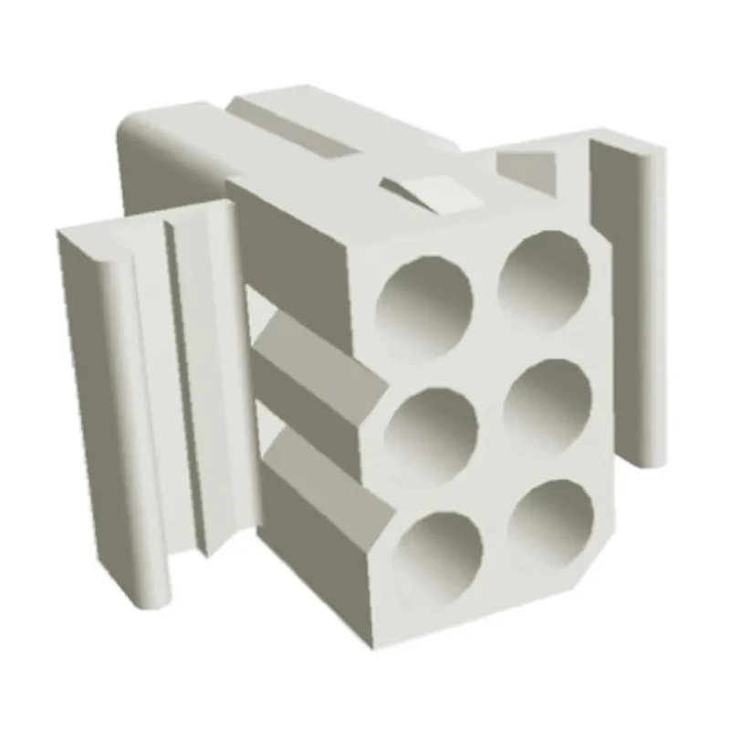 TE Connectivity .093 Commercial Female Connector Housing 5.03 mm Pitch 6 Way 2 Row Straight 770087-1