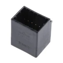 TE Connectivity Dynamic 2000 Series Right Angle Through Hole PCB Header, 12 Contacts, 2.5 mm Pitch, 2 Row, Shrouded 1376020-1