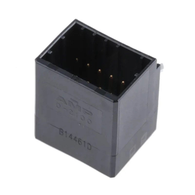 TE Connectivity Dynamic 2000 Series Right Angle Through Hole PCB Header, 12 Contacts, 2.5 mm Pitch, 2 Row, Shrouded 1376020-1