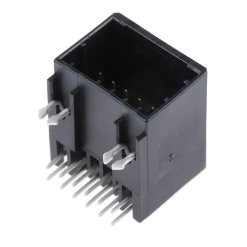 TE Connectivity Dynamic 2000 Series Right Angle Through Hole PCB Header, 12 Contacts, 2.5 mm Pitch, 2 Row, Shrouded 1376020-1