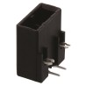 TE Connectivity Dynamic 3000 Series Right Angle Through Hole PCB Header 2 Contacts 5.08 mm Pitch 1 Row Shrouded 2-179276-2