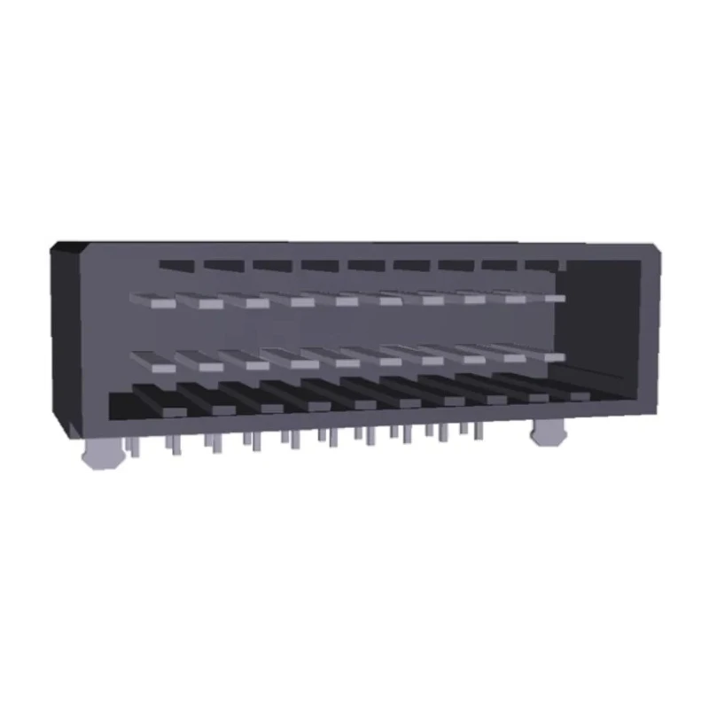 TE Connectivity Dynamic 3000 Series Right Angle Through Hole PCB Header 20 Contact 3.81 mm Pitch 2 Row Shrouded 178308-5