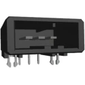 TE Connectivity Dynamic 3000 Series Right Angle Through Hole PCB Header, 3 Contacts, 3.81 mm Pitch, 1 Row 1-178293-5