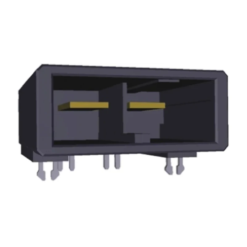TE Connectivity Dynamic 5000 Series Right Angle Through Hole PCB Header, 4 Contacts, 10.16 mm Pitch, 1 Row 1-917541-2