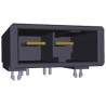 TE Connectivity Dynamic 5000 Series Right Angle Through Hole PCB Header, 4 Contacts, 10.16 mm Pitch, 1 Row 1-917541-2