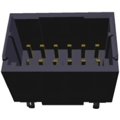 TE Connectivity Dynamic 1000 Series Straight Through Hole PCB Header, 12 Contacts, 2.5 mm Pitch, 2 Row, Shrouded 1-1827875-6