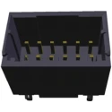 TE Connectivity Dynamic 1000 Series Straight Through Hole PCB Header, 12 Contacts, 2.5 mm Pitch, 2 Row, Shrouded 1-1827875-6