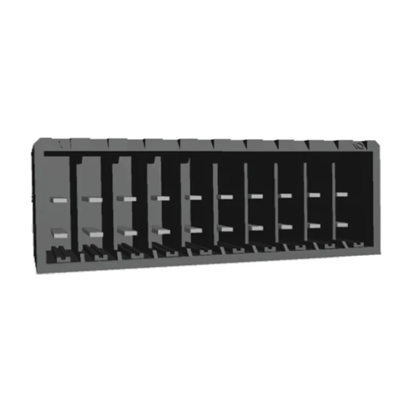 TE Connectivity Dynamic 3000 Series Straight Through Hole PCB Header, 20 Contact(s), 5.08 mm Pitch, 2 Row, Shrouded 316517-5