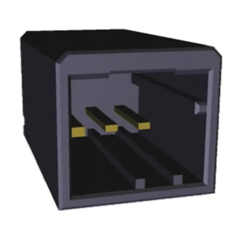 TE Connectivity Dynamic 2000 Series Straight Through Hole PCB Header, 3 Contact(s), 2.5 mm Pitch, 1 Row, Shrouded 1318123-1