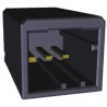 TE Connectivity Dynamic 2000 Series Straight Through Hole PCB Header, 3 Contact(s), 2.5 mm Pitch, 1 Row, Shrouded 1318123-1