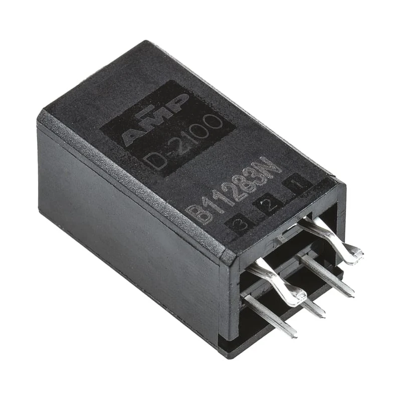 TE Connectivity Dynamic 2000 Series Straight Through Hole PCB Header, 3 Contact(s), 2.5 mm Pitch, 1 Row, Shrouded 1318123-2