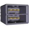 TE Connectivity Dynamic 3000 Series Straight Through Hole PCB Header, 6 Contacts, 3.81 mm Pitch, 2 Row, Shrouded 1-178141-3