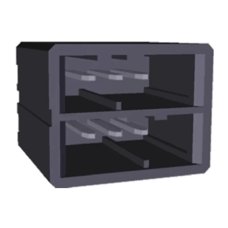 TE Connectivity Dynamic 3000 Series Straight Through Hole PCB Header 6 Contacts 3.81 mm Pitch 2 Row Shrouded 3-178141-5