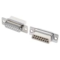 MH Connectors MHD 15 Way Straight 2.77 mm Pitch Cable D-Sub Connector DBC15SS-NW