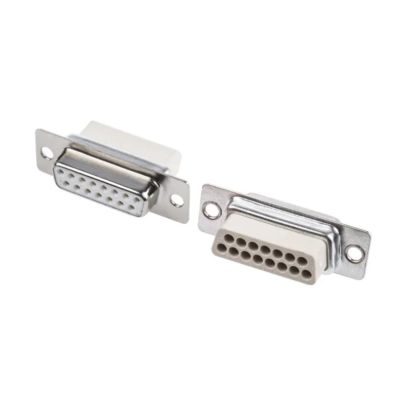 MH Connectors MHD 15 Way Straight 2.77 mm Pitch Cable D-Sub Connector DBC15SS-NW