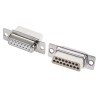 MH Connectors MHD 15 Way Straight 2.77 mm Pitch Cable D-Sub Connector DBC15SS-NW