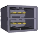 TE Connectivity Dynamic 3000 Series Straight Through Hole PCB Header, 6 Contacts, 3.81 mm Pitch, 2 Row, Shrouded 1-178141-3
