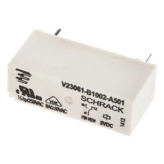 TE Connectivity PCB Power Relay 5V dc Coil 8A Switching Current SPDT MSR Series V23061B1002A501