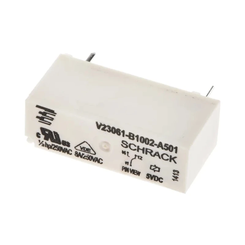 TE Connectivity PCB Power Relay 5V DC Coil 8A Switching Current SPDT V23061B1002A501
