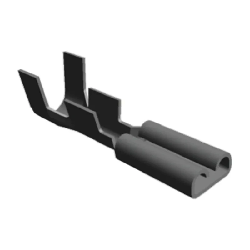 TE Connectivity FASTON 110 Silver Uninsulated Female Crimp Spade Connector 2.79 x 0.8 mm Tab Size 20 AWG to 16 AWG 62050-2