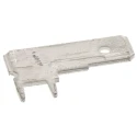 TE Connectivity FASTON 250 Silver Uninsulated Male Spade Connector Solder Termination 6.35 x 0.83 mm Tab 1217754-1