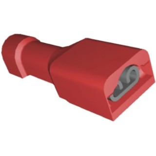 TE Connectivity Ultra-Fast Plus .110 Red Insulated Female Spade Connector Crimp, 2.79 x 0.51 mm Tab Size 2-520932-2