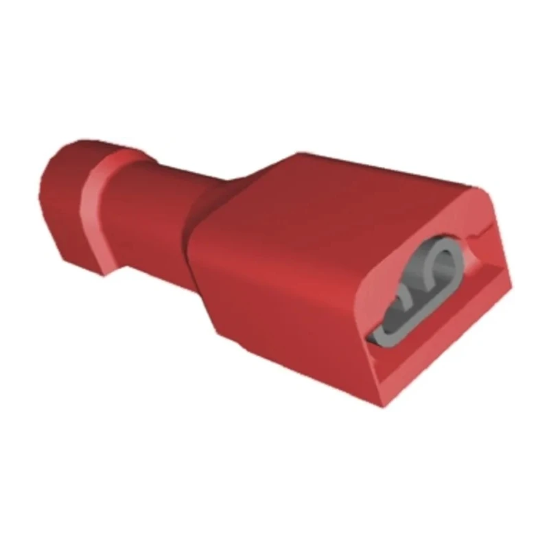 TE Connectivity Ultra-Fast Plus .110 Red Insulated Female Spade Connector Crimp, 2.79 x 0.51 mm Tab Size 2-520932-2